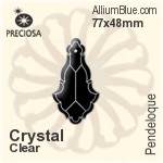 Preciosa Pendeloque (1001) 53x34mm - Clear Crystal