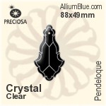 Preciosa Pendeloque (1001) 105x69mm - Clear Crystal