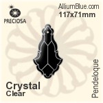 Preciosa Pendeloque (1001) 117x71mm - Clear Crystal