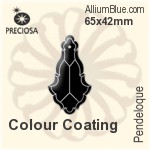 Preciosa Pendeloque (1001) 77x48mm - Colour Coating