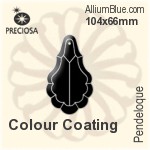 Preciosa Pendeloque (1003) 79x48mm - Metal Coating