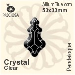 Preciosa Pendeloque (1006) 53x33mm - Clear Crystal