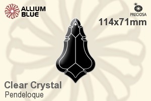 Preciosa Pendeloque (1008) 114x71mm - Clear Crystal