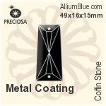 プレシオサ Coffin Stone (115) 49x16x15mm - Metal Coating