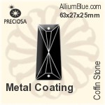 プレシオサ Coffin Stone (115) 63x27x25mm - Metal Coating