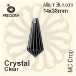 Preciosa MC Drop (1182) 14x38mm - Metal Coating