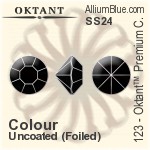 Oktant™ Premium 钻石形尖底石 (123) SS24 - 颜色 金色水银底