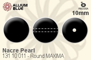 PRECIOSA Round Pearl 1H MXM 10 pearlesc.Yell.