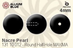 PRECIOSA Round Pearl 1/2H MXM 4 pearlesc.cream