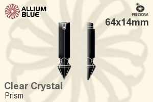 Preciosa Prism (134) 64x14mm - Clear Crystal