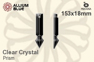Preciosa Prism (134) 153x18mm - Clear Crystal