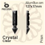 Preciosa Prism (137) 127x17mm - Clear Crystal