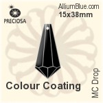 Preciosa MC Drop (1381) 18x45mm - Metal Coating