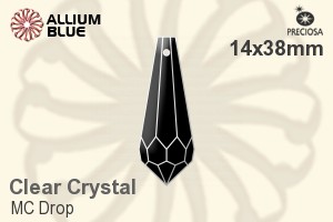 Preciosa MC Drop (1685) 14x38mm - Clear Crystal