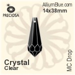 Preciosa MC Drop (1685) 14x38mm - Colour Coating