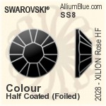 施華洛世奇 馬眼形 手縫石 (3223) 12x6mm - 顏色 無水銀底