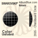 施華洛世奇 Rondelle 串珠 (5040) 4mm - 透明白色