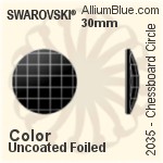 施华洛世奇 圆拱形 熨底平底石 (2080/4) SS10 - 颜色 铝质水银底