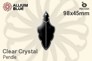 Preciosa Pendle (2074) 98x45mm - Clear Crystal
