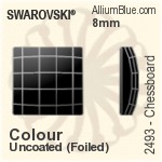 施華洛世奇 心形 熨底平底石 (2808) 6mm - 顏色 鋁質水銀底