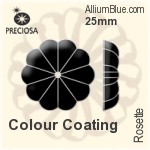 Preciosa Rosette (2528) 20mm - Metal Coating