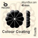 Preciosa Rosette (2528) 40mm - Metal Coating