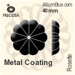 Preciosa Rosette (2528) 35mm - Metal Coating