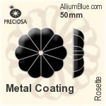 Preciosa Rosette (2528) 50mm - Metal Coating