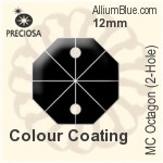 プレシオサ MC Octagon (2-Hole) (2552) 12mm - Colour Coating