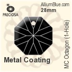 プレシオサ MC Octagon (1-Hole) (2636) 30mm - Colour Coating