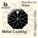プレシオサ MC Octagon (1-Hole) (2636) 28mm - Metal Coating