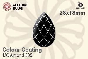 Preciosa MC Almond 505 (2661) 28x18mm - Colour Coating