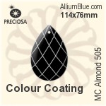 Preciosa MC Almond 505 (2661) 114x76mm - Clear Crystal