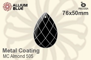 Preciosa MC Almond 505 (2661) 76x50mm - Metal Coating