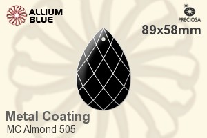 Preciosa MC Almond 505 (2661) 89x58mm - Metal Coating