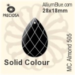 Preciosa MC Almond 505 (2661) 39x25mm - Clear Crystal