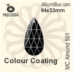 Preciosa MC Almond 501 (2662) 114x56mm - Clear Crystal