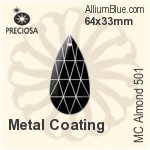 Preciosa MC Almond 501 (2662) 127x61mm - Clear Crystal