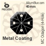 プレシオサ MC Octagon (4-Hole) (2665) 40mm - Metal Coating