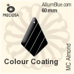 Preciosa MC Almond (2697) 60mm - Metal Coating
