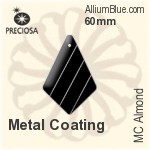 Preciosa MC Almond (2697) 60mm - Metal Coating
