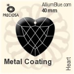 Preciosa Heart (2727) 40mm - Clear Crystal