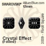 Swarovski Rivoli Button (3018) 14mm - Crystal Effect Unfoiled