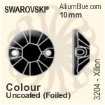 施華洛世奇 XILION Rose 平底燙石 (2028) SS12 - Colour (Uncoated) With Aluminum Foiling