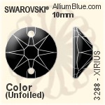 Swarovski XIRIUS Sew-on Stone (3288) 12mm - Clear Crystal With Platinum Foiling