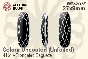 Swarovski Elongated Baguette Fancy Stone (4161) 27x9mm - Color Unfoiled
