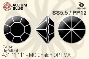 Preciosa MC Chaton OPTIMA (431 11 111) SS5.5 / PP12 - Color Unfoiled