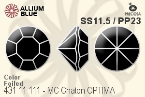 PRECIOSA Chaton O ss11.5/pp23 sapphire G