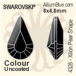 スワロフスキー Bicone ビーズ (5328) 3mm - カラー（ハーフ　コーティング）