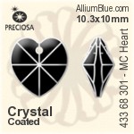 Preciosa MC Drop 984 Pendant (451 51 984) 9x18mm - Crystal Effect